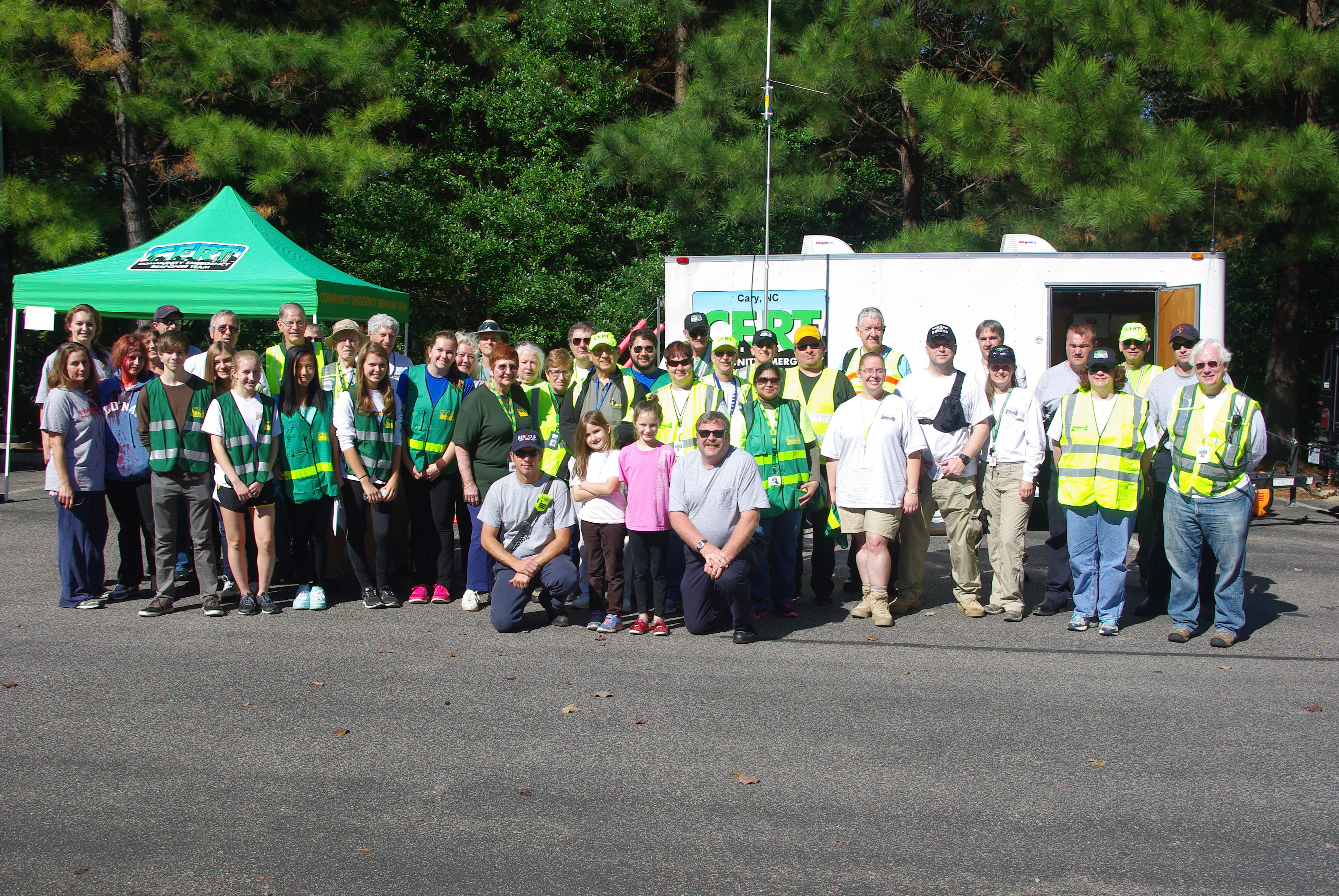 photo of CERT group at an event